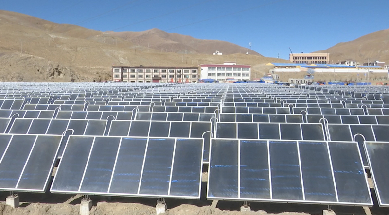 西藏pg电子为西藏萨嘎县城黎民带来了清洁温暖的冬天